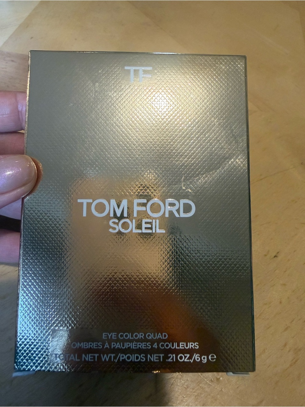 NIB!!! Tom Ford Soleil Eye Color Quad - 04 First Frost